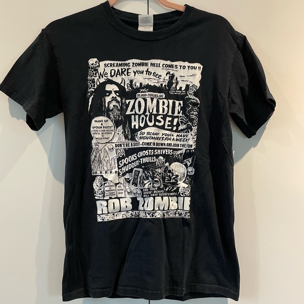 Rob zombie tour band tee zombie house graphic FINAL PRICE